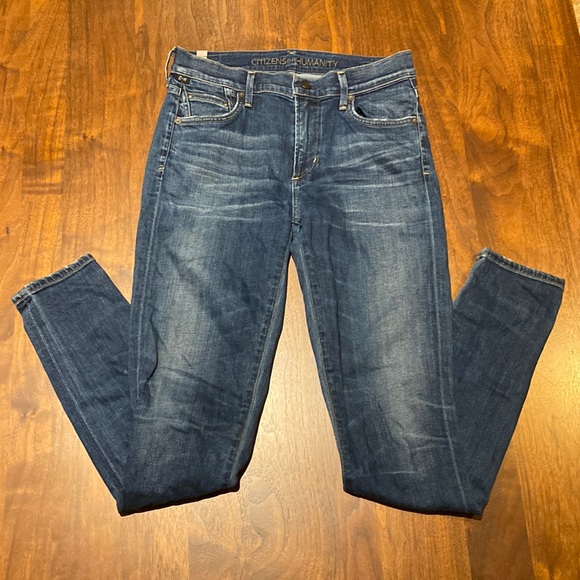 Citizens of Humanity Rocket Skinny Jeans Dark Wash Size 28 - Picture 2 of 6